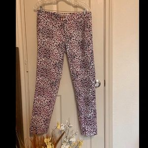 Michael Kors pink leopard pants
